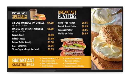 Dynamic Menu for Pizzeria & Restaurant