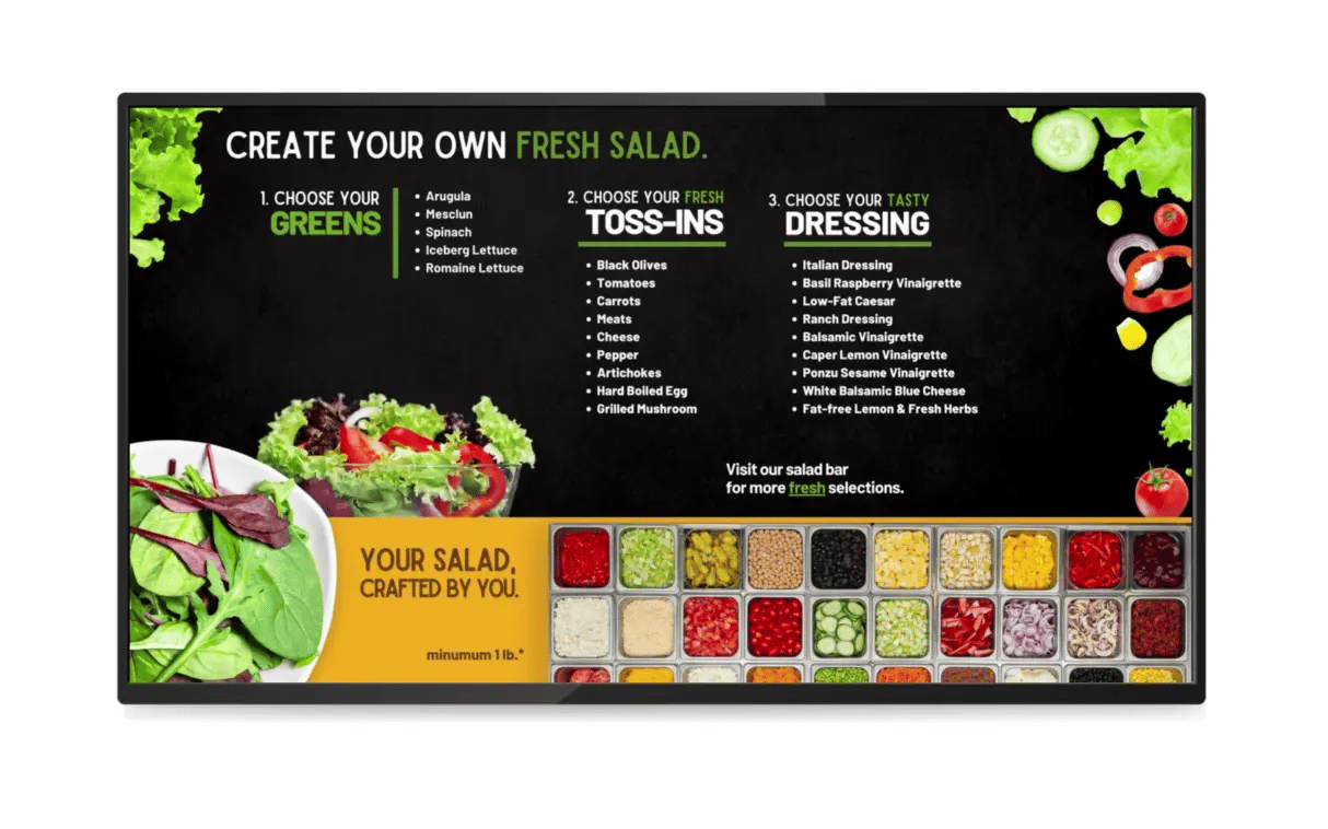 Dynamic Menu for Pizzeria & Restaurant